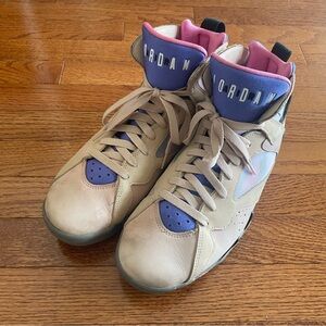 Air Jordan 7 Retro SE Sapphire Shimmer Men’s Size 9 DJ2636-204 MJ Basketball